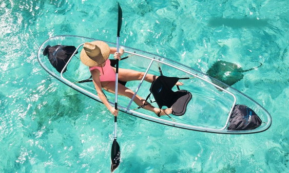 Clear-Bottom Kayaking