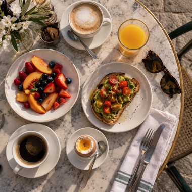Daily Breakfast at a Local Cafe