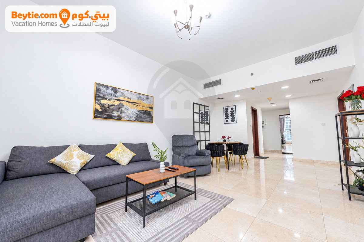 A Bright Fully Furnished 1 Bedroom in Safeer Tower-1