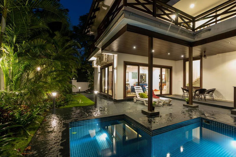 Indah ~ A Luxe 4BR Villa with a pool in Scenic Mapusa, Goa