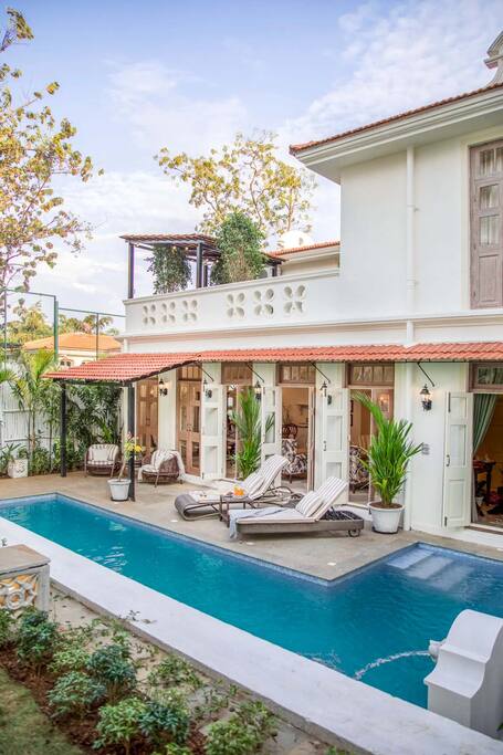 Monforte Villa 'H' ~ Mediterranean-Style Villa w/ Pool in Assagao, Goa