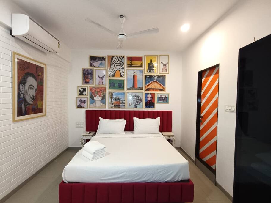 Sorbet by Kiwistays | 2BHK | Pool | Near Beach