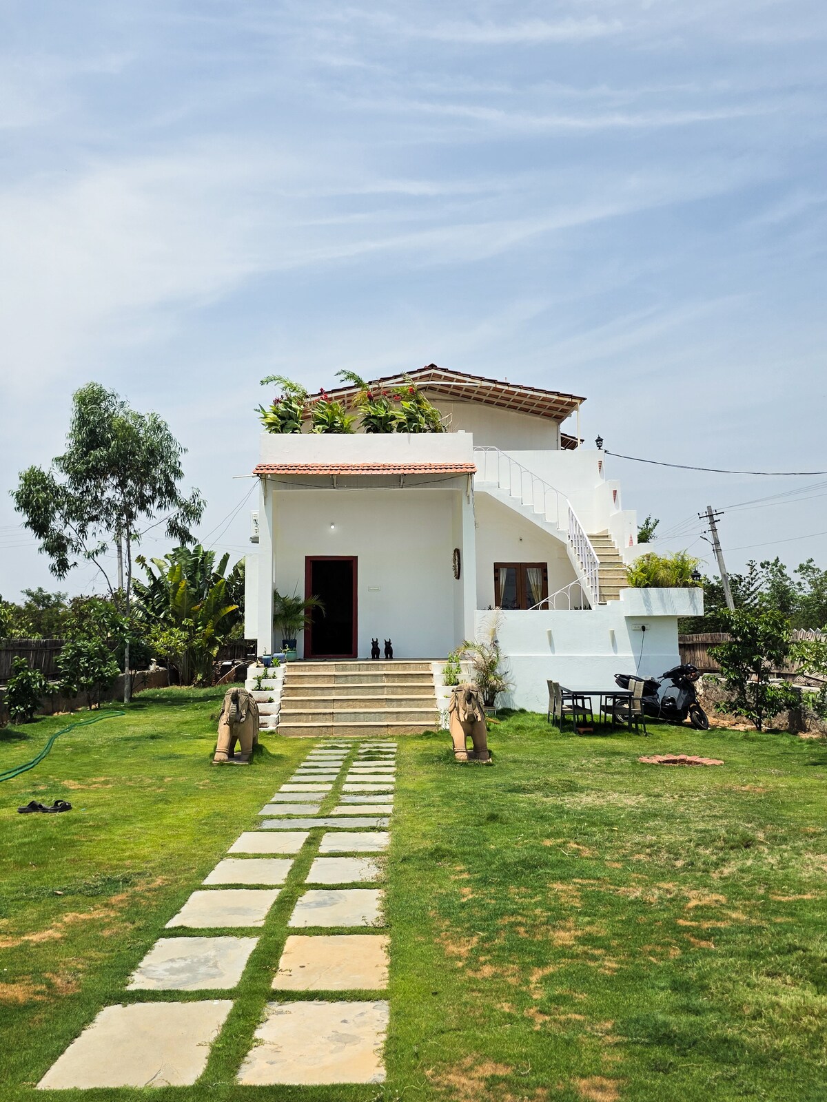 Aranya by Kiwistays | Heritage Farmhouse | Pool | BBQ | Hyderabad