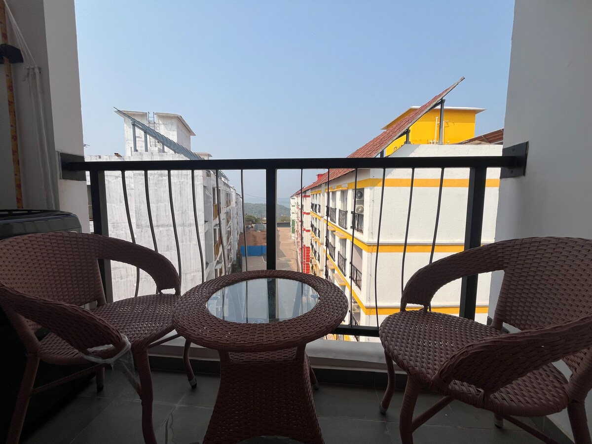 Vilims@CasaCove Seaview 1BHK Near Dabolim Airport